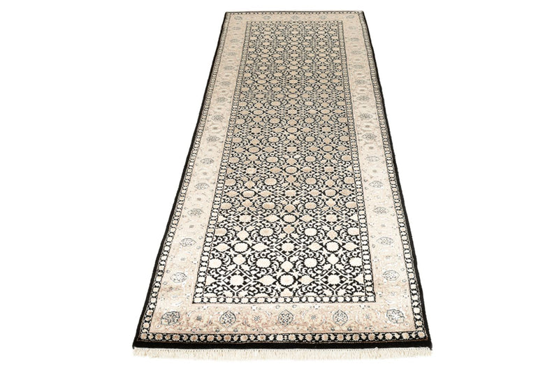 Alfombra de pasillo Alfombra oriental - Bidjar - Indus - 241 x 84 cm - beige oscuro