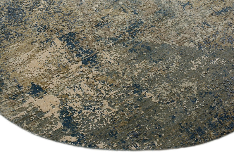 Alfombra de diseño redondo  - 201 x 199 cm - arena