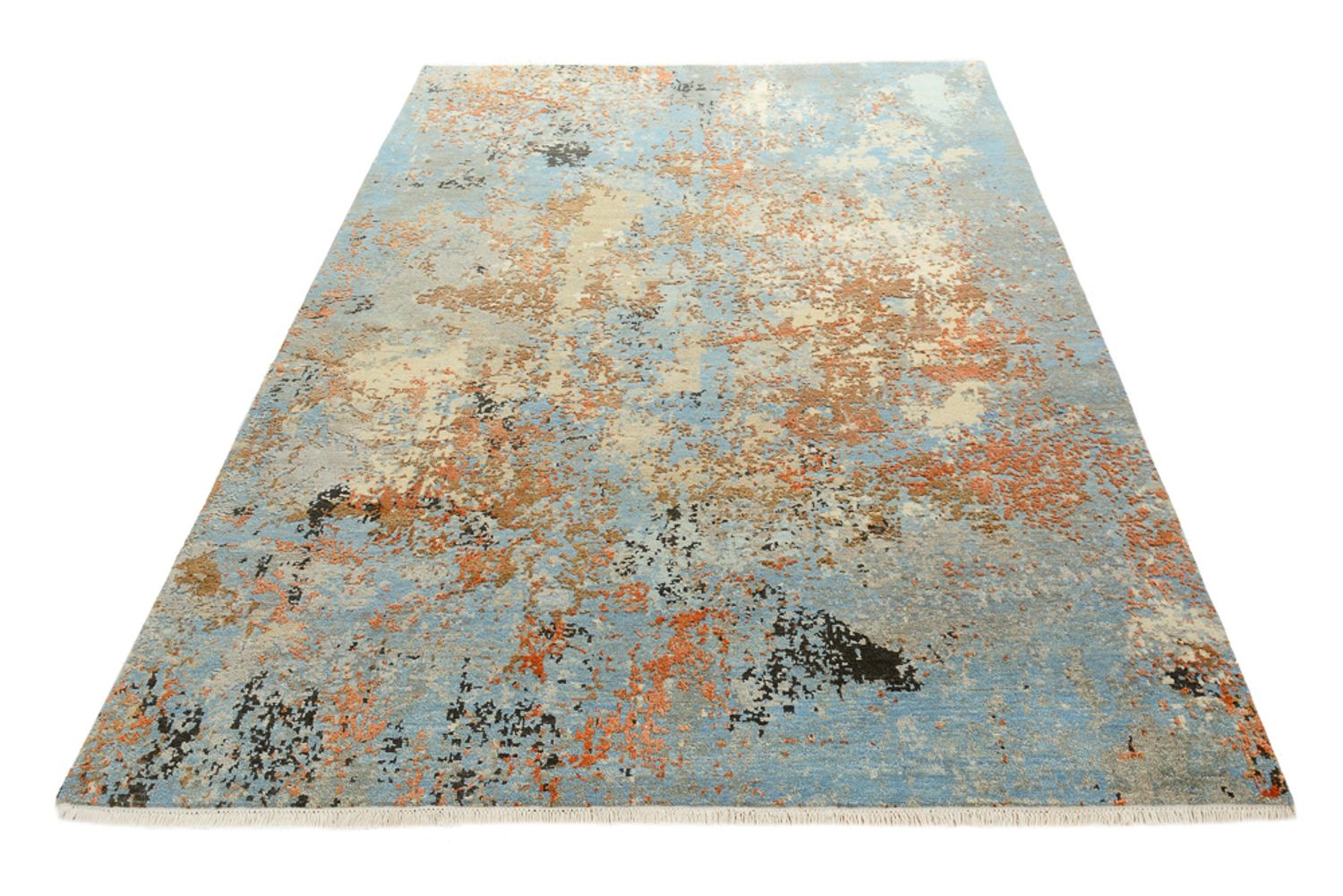 Alfombra de diseño - 243 x 166 cm - multicolor
