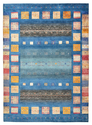Alfombra Gabbeh - Loribaft Indus - 240 x 175 cm - multicolor