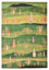 Alfombra Gabbeh - Loribaft Indus - 247 x 172 cm - verde
