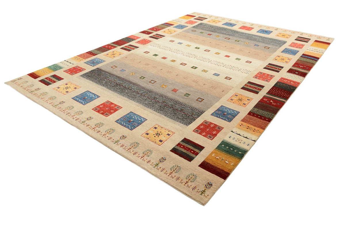 Alfombra Gabbeh - Loribaft Indus - 356 x 252 cm - multicolor