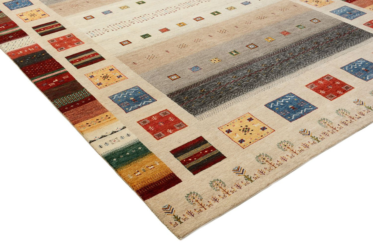 Alfombra Gabbeh - Loribaft Indus - 356 x 252 cm - multicolor