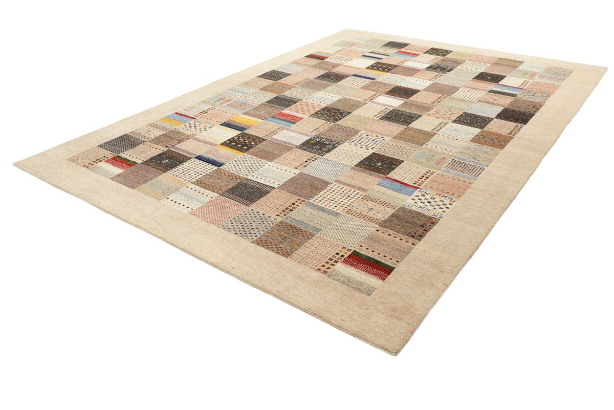 Alfombra Gabbeh - Loribaft Indus - 350 x 250 cm - beige oscuro