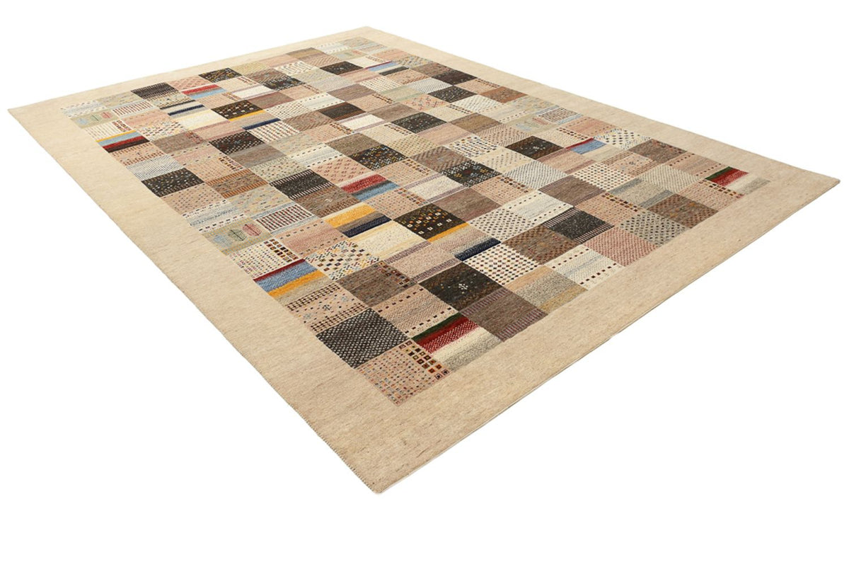 Alfombra Gabbeh - Loribaft Indus - 350 x 250 cm - beige oscuro