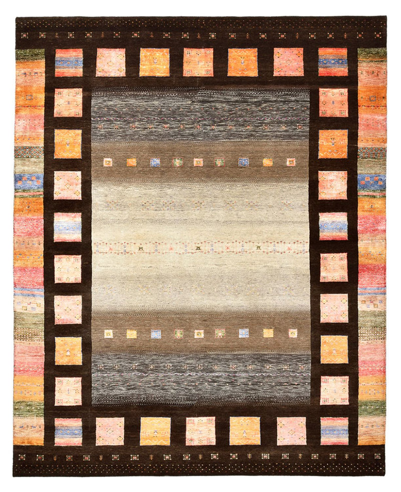 Alfombra Gabbeh - Loribaft Indus - 307 x 250 cm - multicolor