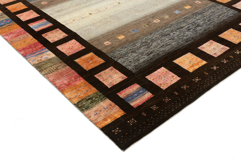 Alfombra Gabbeh - Loribaft Indus - 307 x 250 cm - multicolor