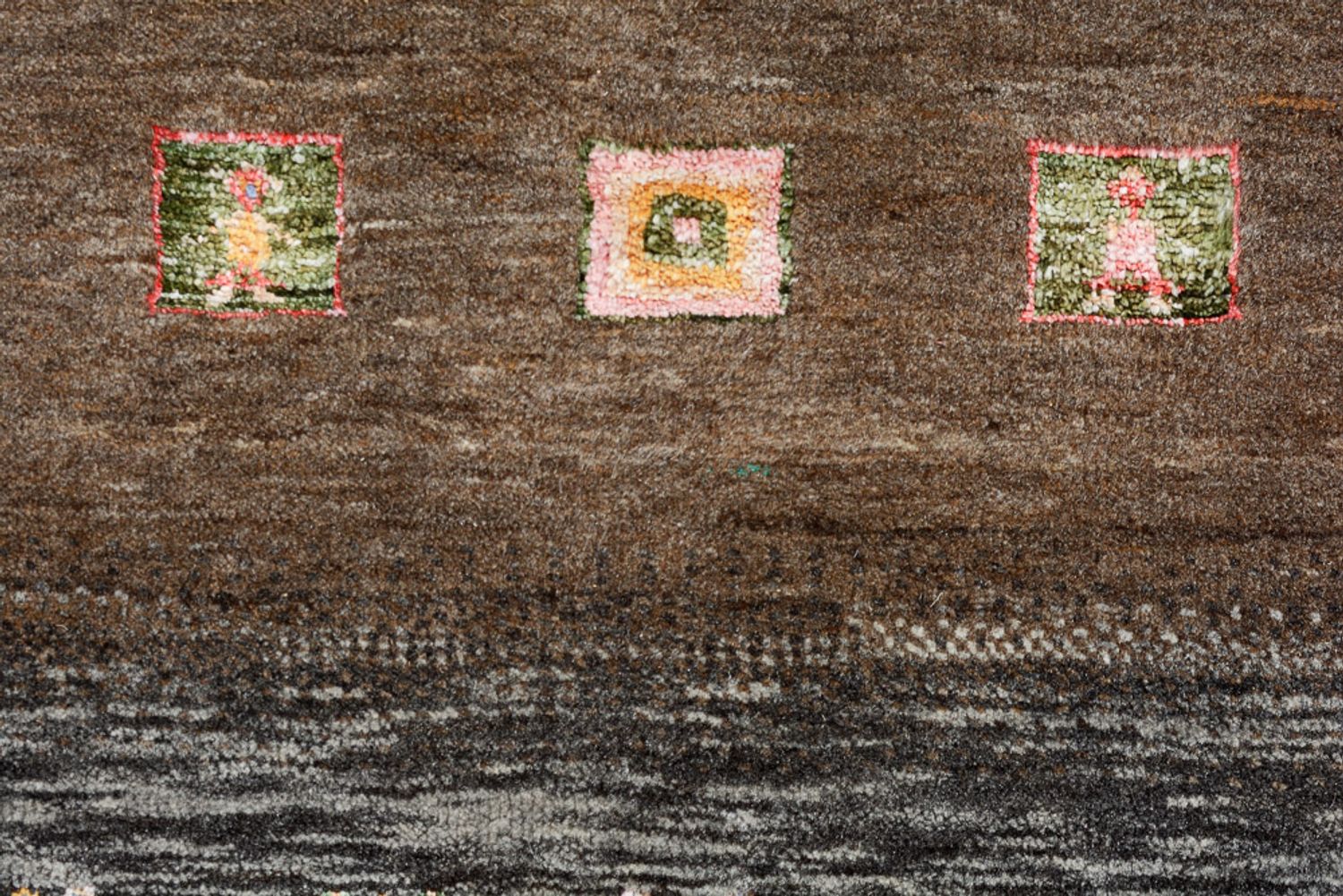 Alfombra Gabbeh - Loribaft Indus - 307 x 250 cm - multicolor