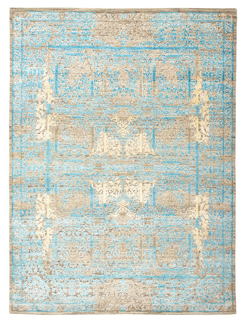 Alfombra de diseño - 234 x 176 cm - azul claro