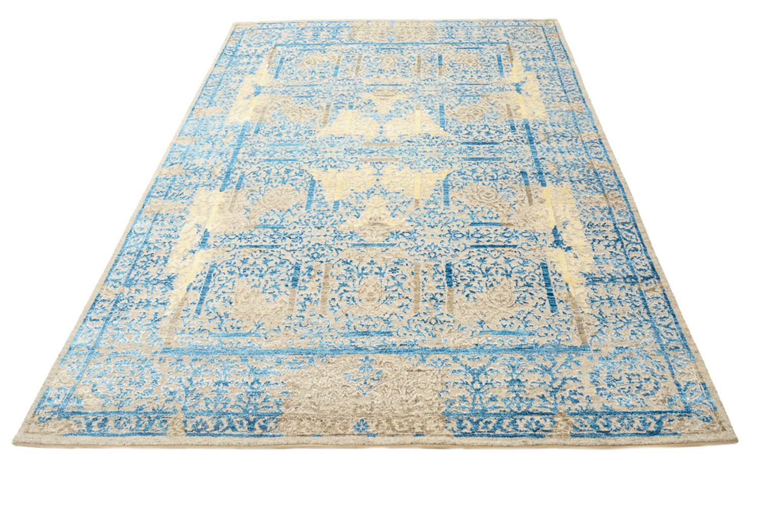 Alfombra de diseño - 234 x 176 cm - azul claro