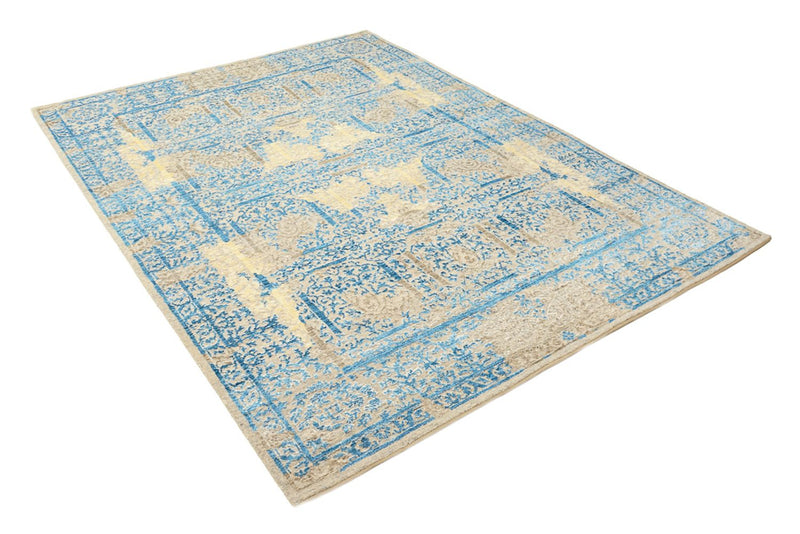 Alfombra de diseño - 234 x 176 cm - azul claro