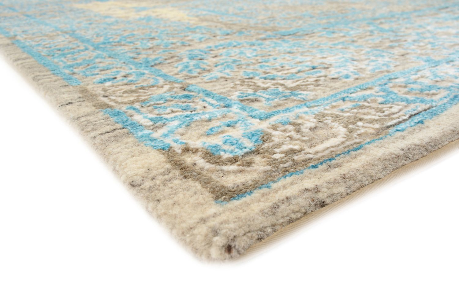 Alfombra de diseño - 234 x 176 cm - azul claro
