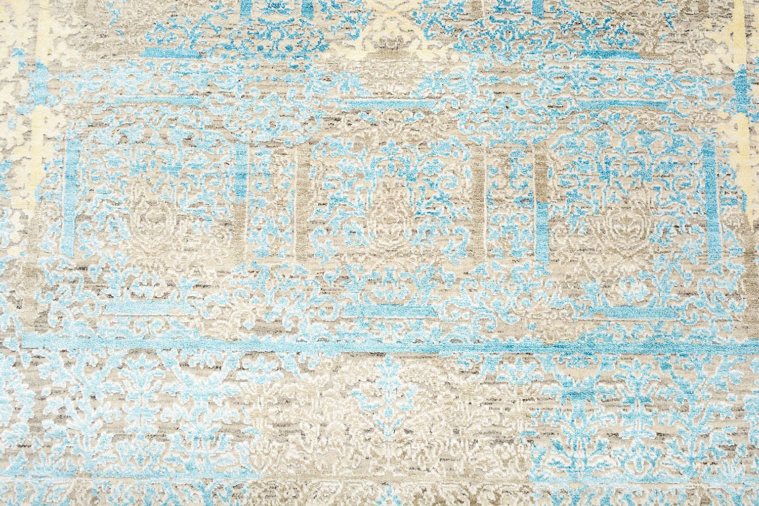 Alfombra de diseño - 234 x 176 cm - azul claro