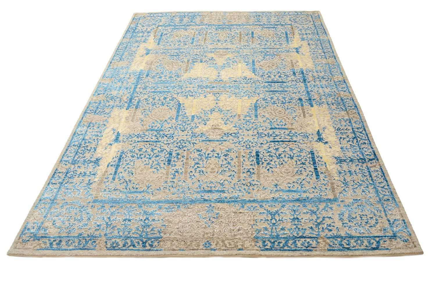 Alfombra de diseño - 243 x 174 cm - azul claro
