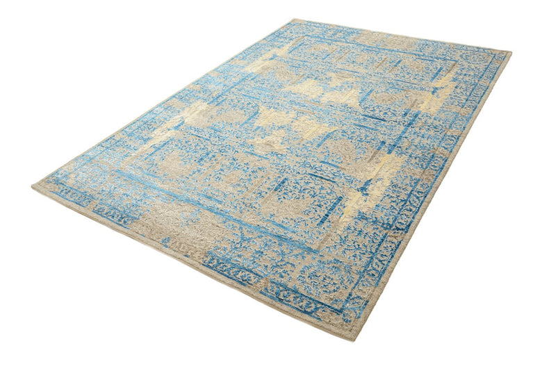 Alfombra de diseño - 243 x 174 cm - azul claro
