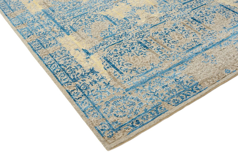Alfombra de diseño - 243 x 174 cm - azul claro