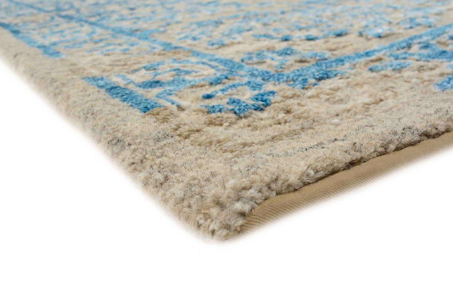 Alfombra de diseño - 243 x 174 cm - azul claro