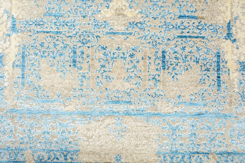 Alfombra de diseño - 243 x 174 cm - azul claro