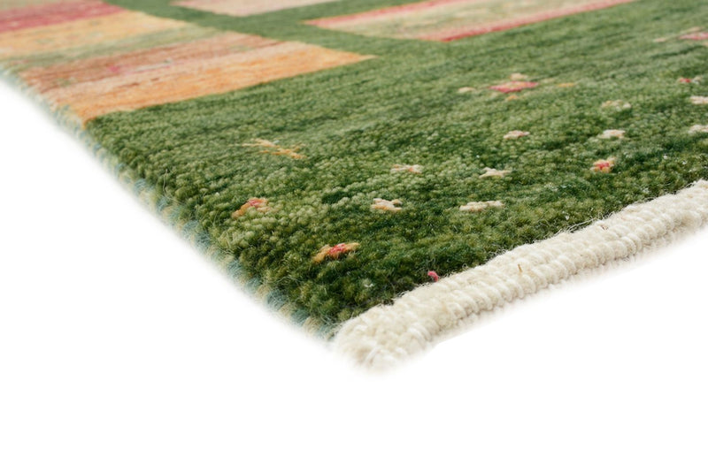 Alfombra Gabbeh - Loribaft Indus - 238 x 173 cm - verde
