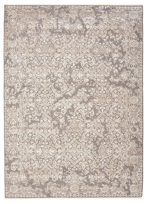 Alfombra de diseño - 241 x 172 cm - gris claro