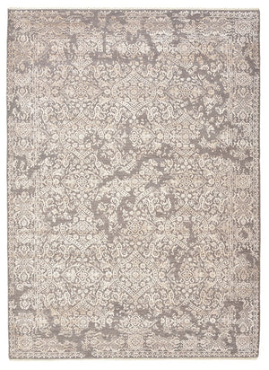 Alfombra de diseño - 241 x 172 cm - gris claro