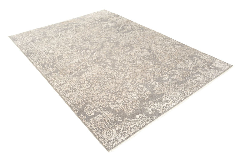 Alfombra de diseño - 241 x 172 cm - gris claro