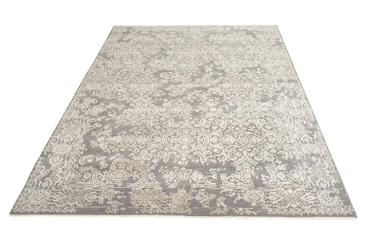Alfombra de diseño - 241 x 172 cm - gris claro
