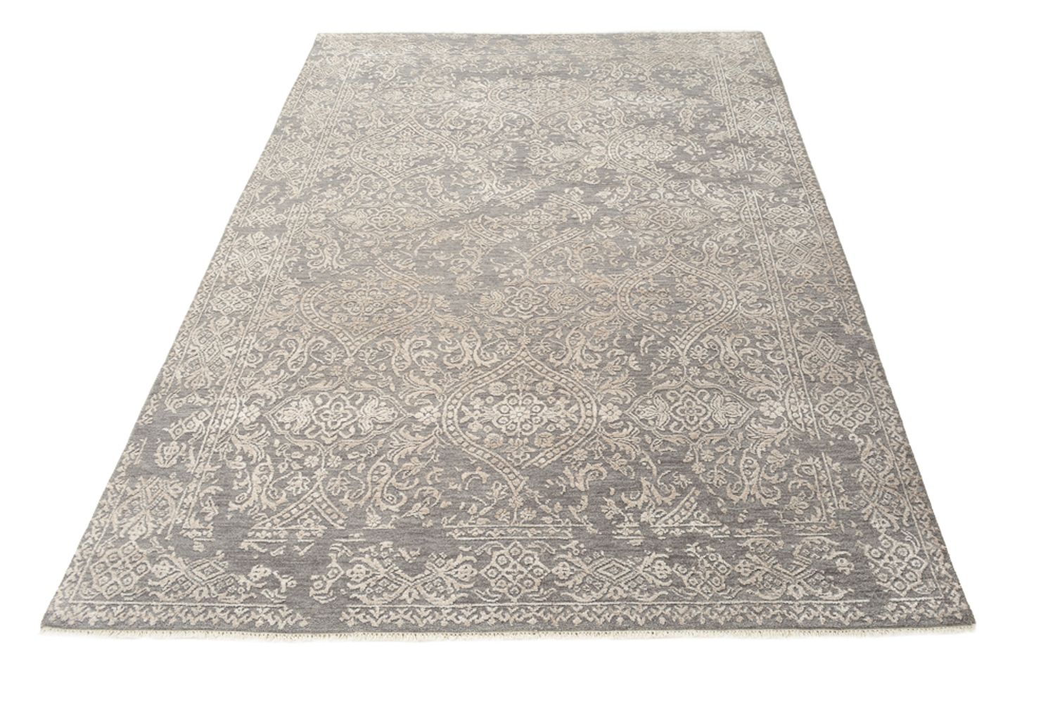 Alfombra de diseño - 215 x 152 cm - gris claro
