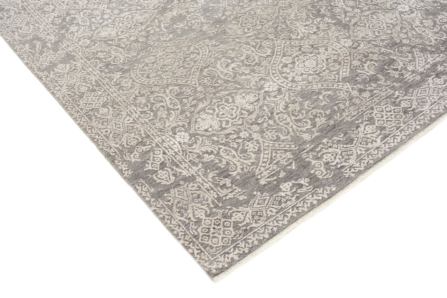 Alfombra de diseño - 215 x 152 cm - gris claro