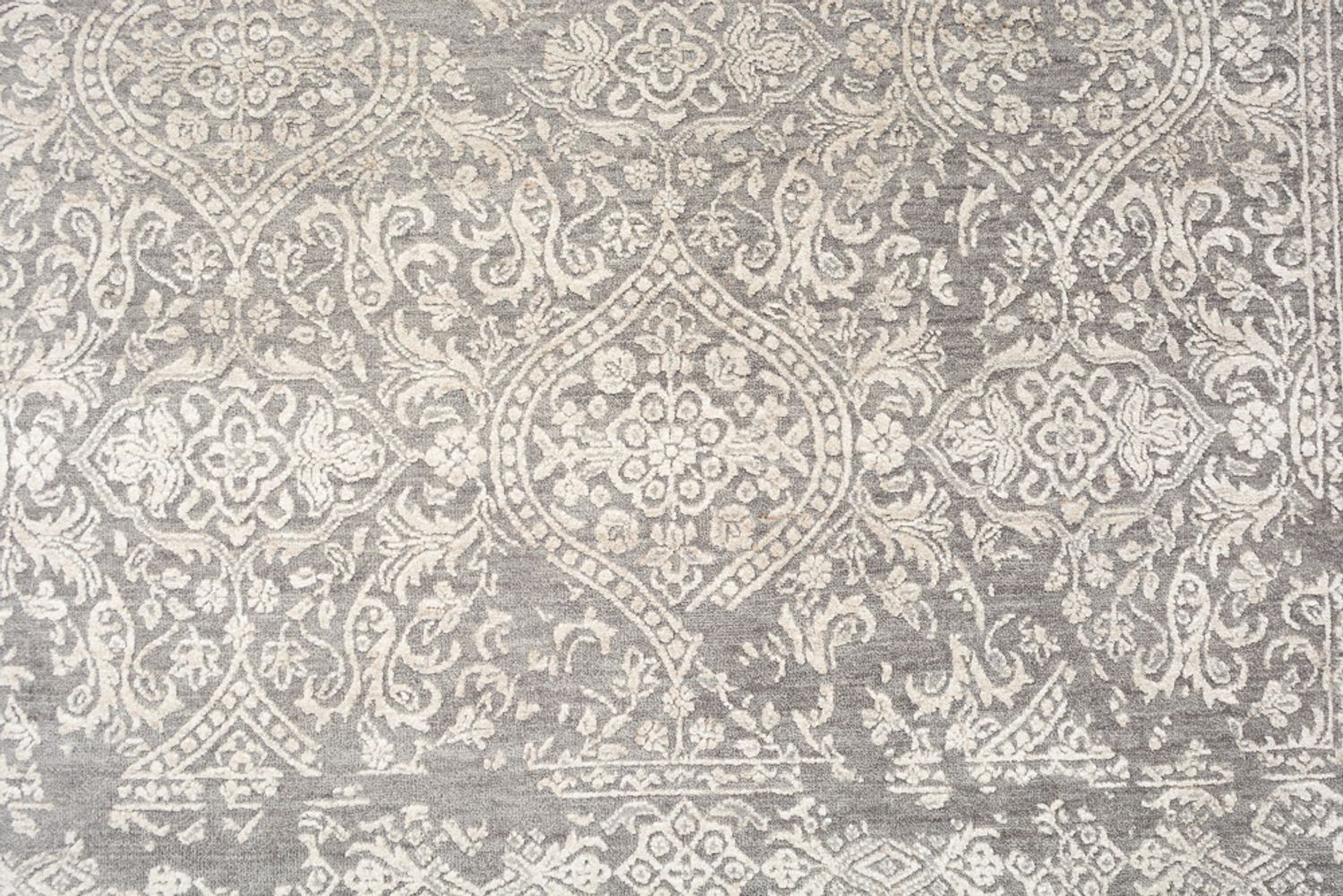 Alfombra de diseño - 215 x 152 cm - gris claro