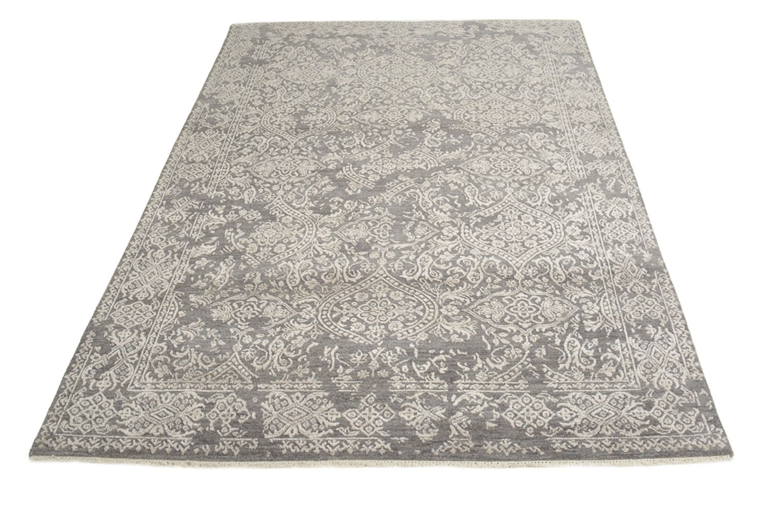 Alfombra de diseño - 215 x 152 cm - gris claro