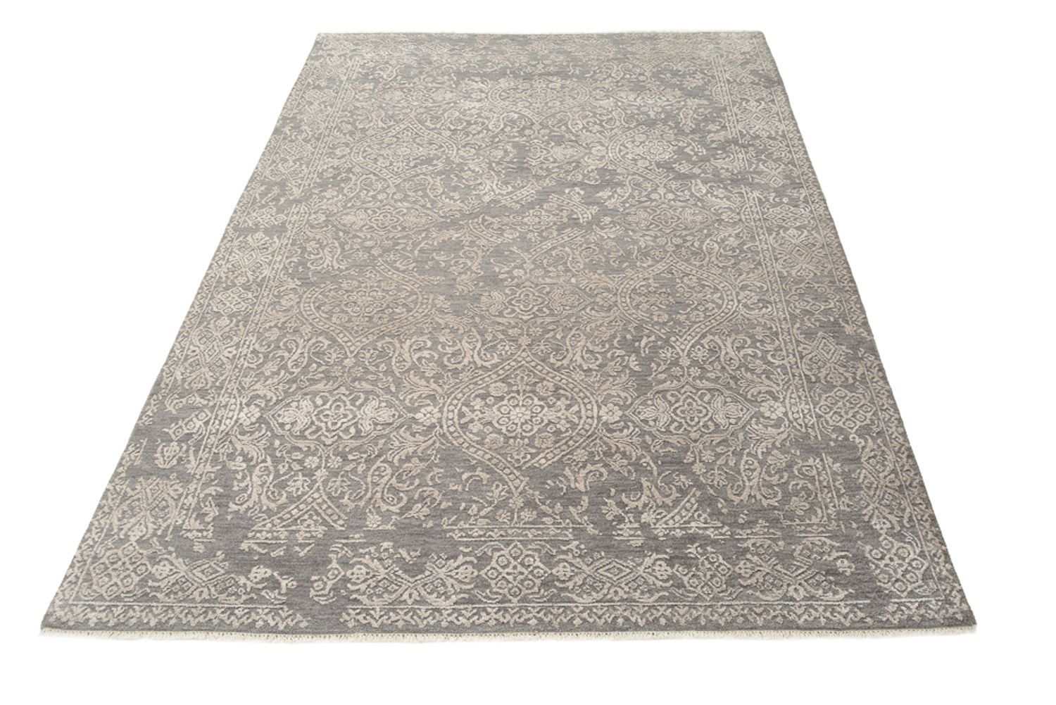 Alfombra de diseño - 181 x 124 cm - gris claro