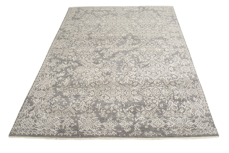 Alfombra de diseño - 181 x 124 cm - gris claro