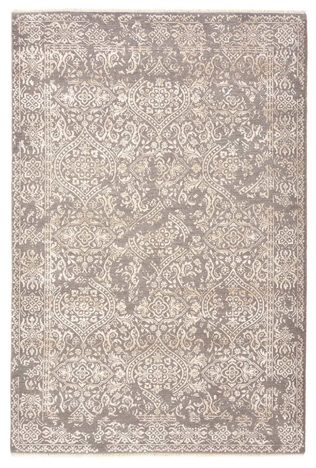 Alfombra de diseño - 184 x 124 cm - gris claro