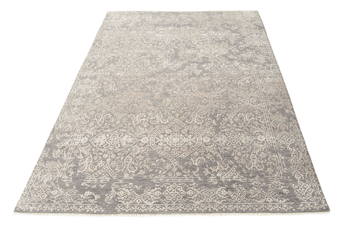 Alfombra de diseño - 184 x 124 cm - gris claro