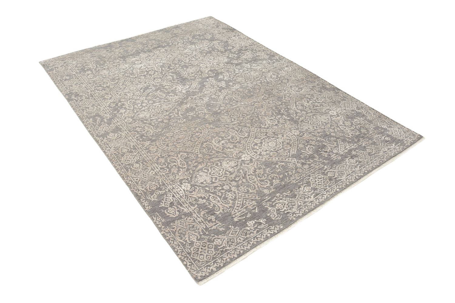 Alfombra de diseño - 184 x 124 cm - gris claro