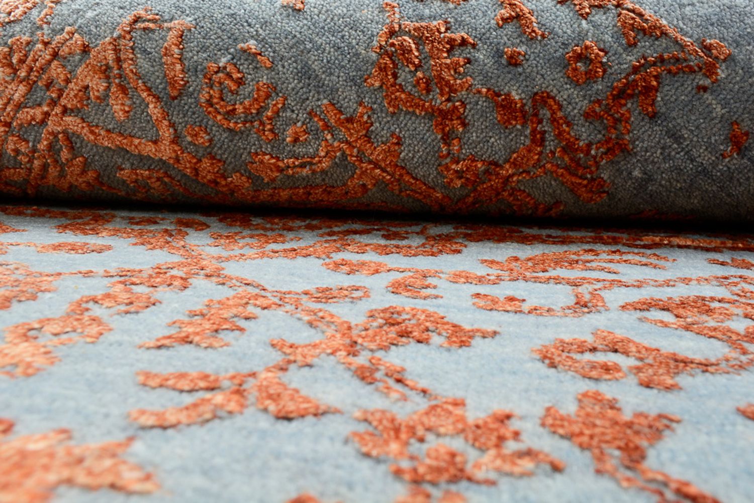 Alfombra de diseño - 190 x 124 cm - naranja