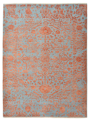 Alfombra de diseño - 208 x 156 cm - naranja
