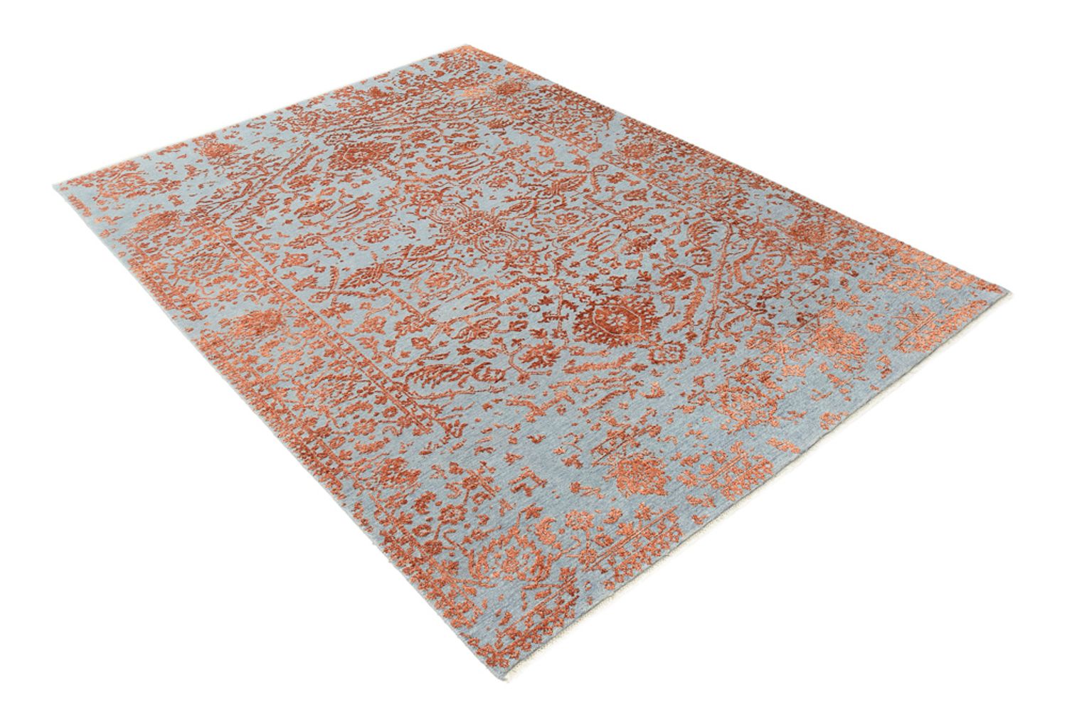 Alfombra de diseño - 208 x 156 cm - naranja