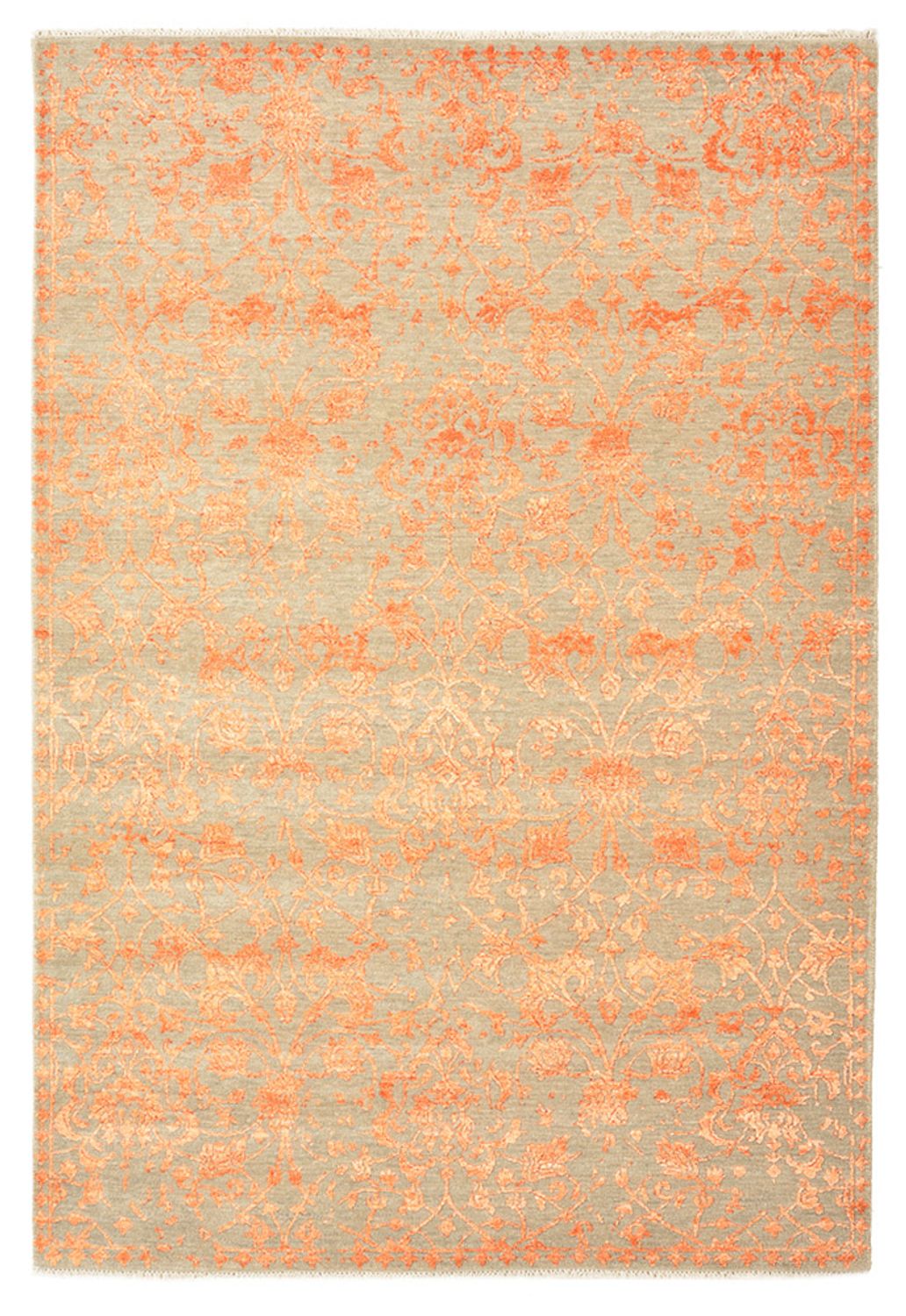 Alfombra de diseño - 186 x 128 cm - naranja
