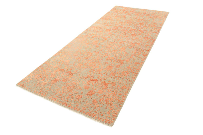 Alfombra de pasillo Alfombra de diseño - 300 x 123 cm - naranja