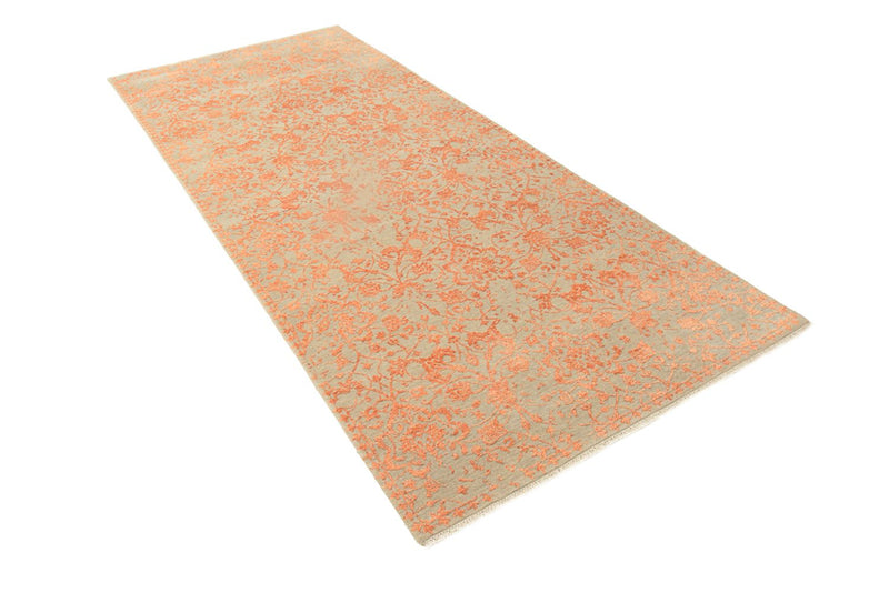 Alfombra de pasillo Alfombra de diseño - 300 x 123 cm - naranja