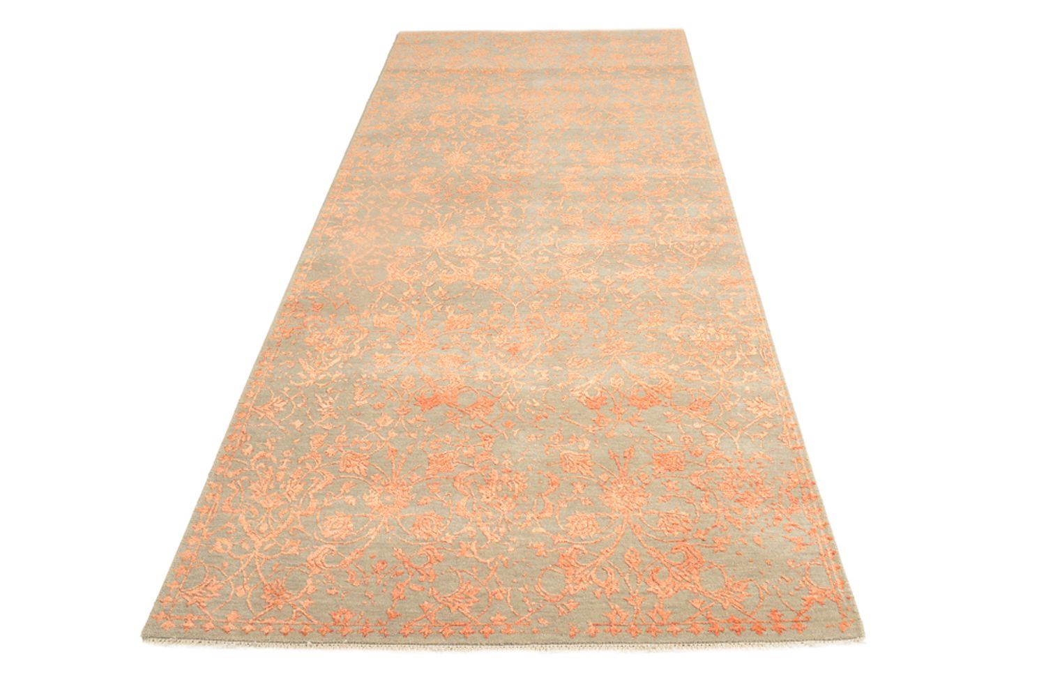 Alfombra de pasillo Alfombra de diseño - 300 x 123 cm - naranja