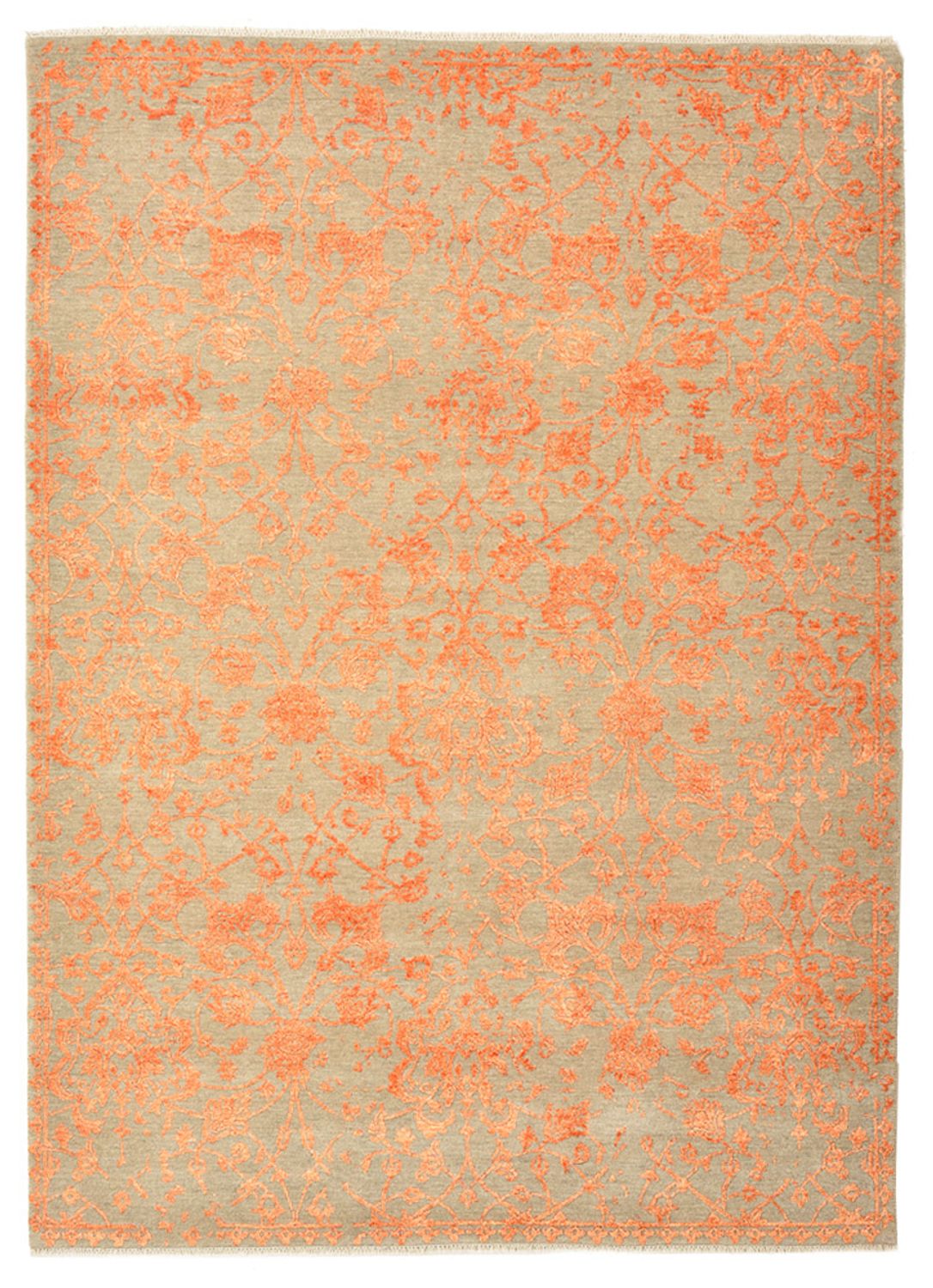 Alfombra de diseño - 212 x 156 cm - naranja