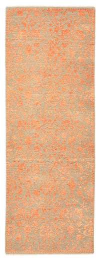 Alfombra de pasillo Alfombra de diseño - 201 x 74 cm - naranja