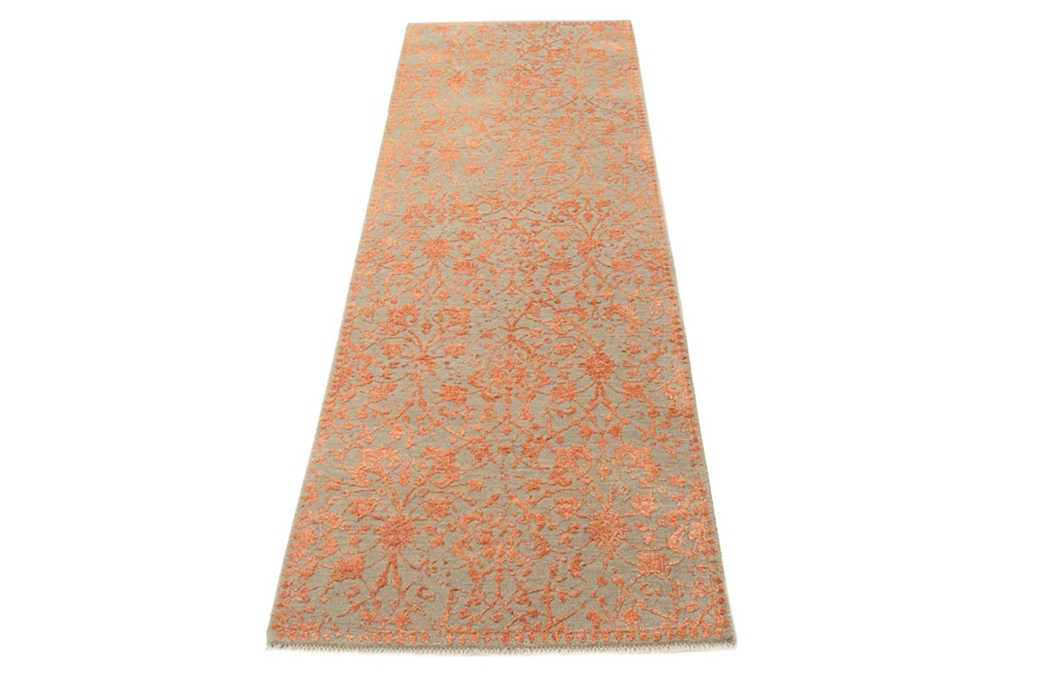 Alfombra de pasillo Alfombra de diseño - 201 x 74 cm - naranja
