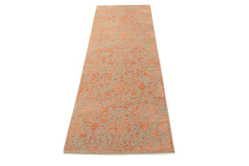 Alfombra de pasillo Alfombra de diseño - 201 x 74 cm - naranja