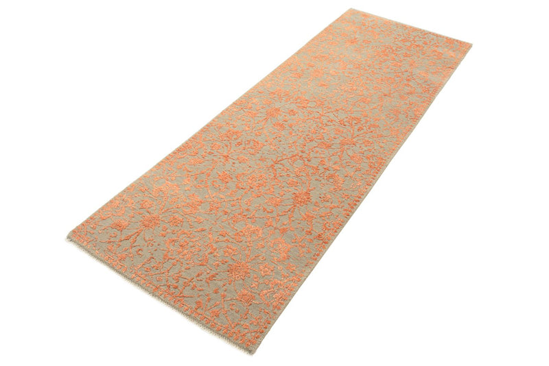 Alfombra de pasillo Alfombra de diseño - 201 x 74 cm - naranja