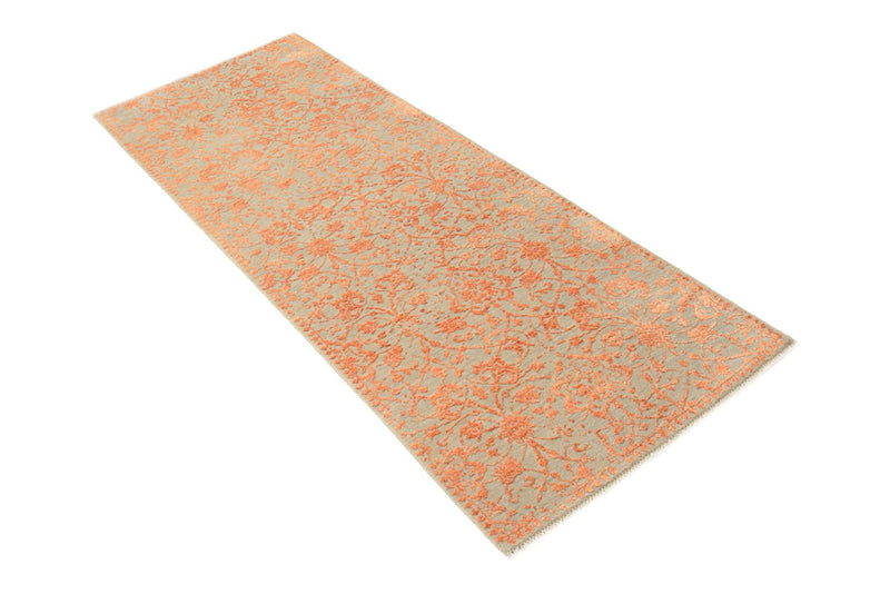 Alfombra de pasillo Alfombra de diseño - 201 x 74 cm - naranja