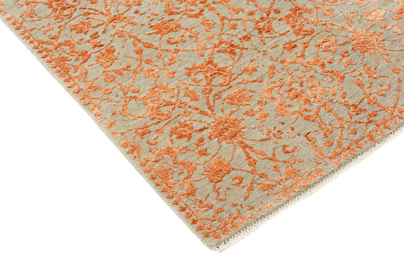 Alfombra de pasillo Alfombra de diseño - 201 x 74 cm - naranja